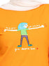 Orange Peel Printed Long - Sleeve Design 54 - Khotwh
